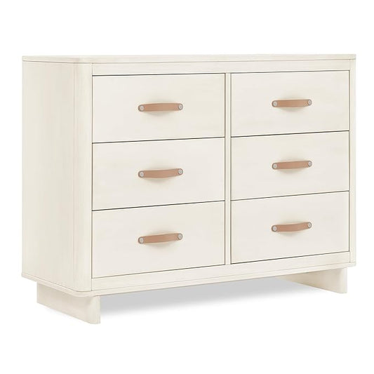 Delta Children babyGap Skye 6 Drawer Dresser with Interlocking Drawers Greenguard Gold Certified, Antique White