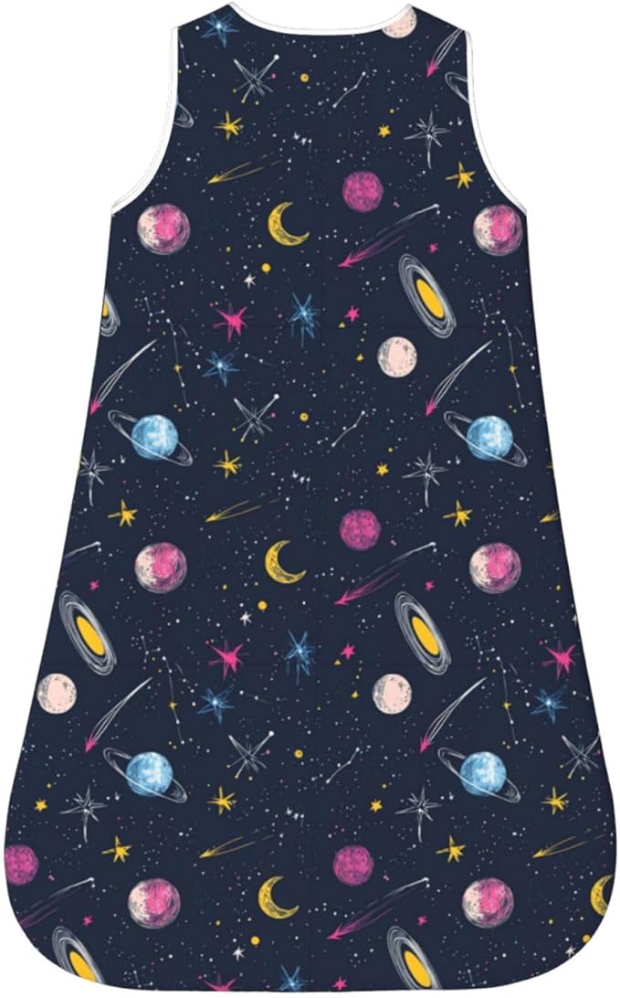 Baby Sleep Sack Sleeveless Sleeping Bag Wearable Blanket Soft Breathable Toddler Sleep Bag Colorful Dinosaur