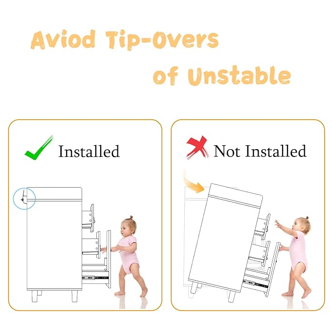 Baby Changing Table Dresser with 5 Drawers, Baby Nursery Dresser with Tilt Out Laundry Basket, Infant Changing Station Organizer for Nursery and Bedroom, Grey (45" W x 18" D x 37" H)