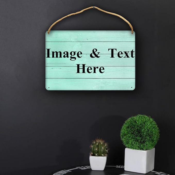 RETEHULO Personalized Custom Decorative Signs Plaques Wooden Hanging Wall Sign, Boys Girls Bedroom Art Wall Decor Custom Name Kids Baby Nursery Plaque