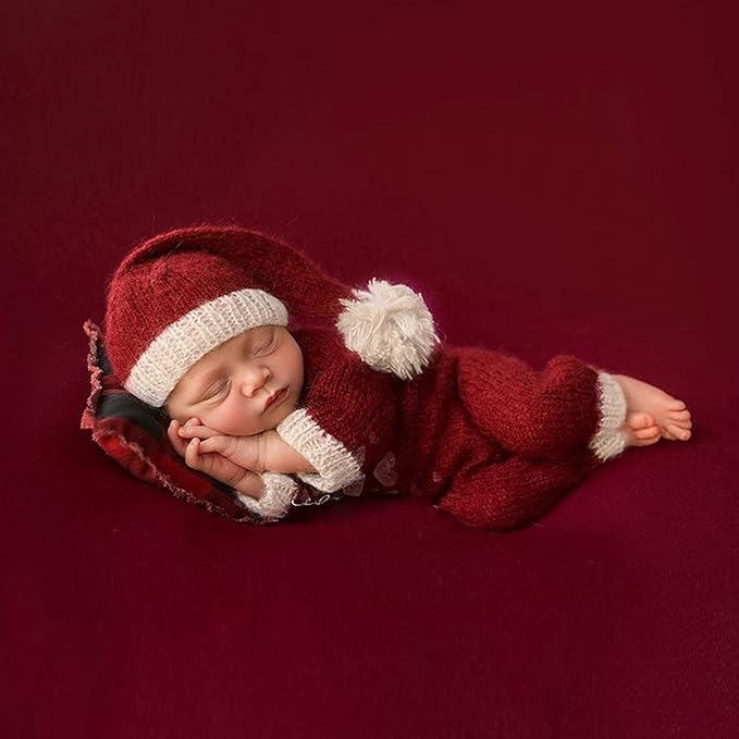 Easter Newborn Photography Props Bunny Outfit Crochet Baby Photoshoot Props Rabbit Carrot Set Baby Photo Prop Easter Gift