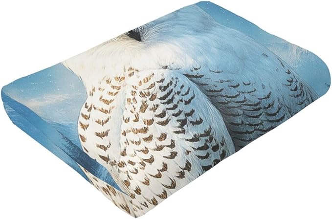 Owl Blanket Cute Owl Throw Blanket Soft Cozy Fleece Fuzzy Stuffed Plush Flannel Gifts for Girls Women Boys Kids Adults 60"X80"