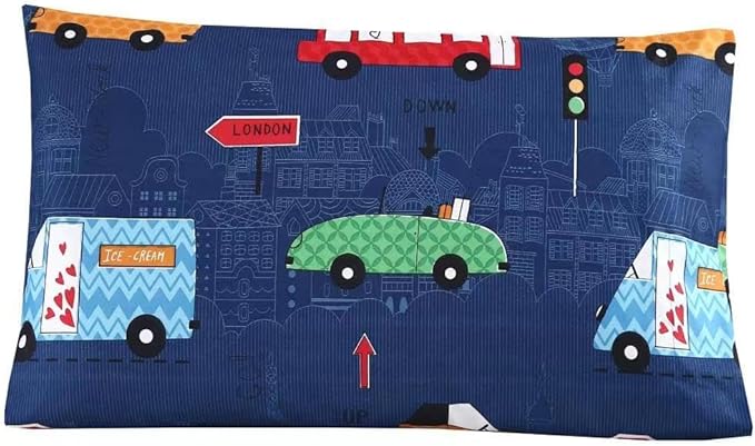 MAG 3 Pcs Car Duvet Cover Super Soft Microfiber, Kids, Teens and Car Lovers, Twin Size, No Comforter Inside