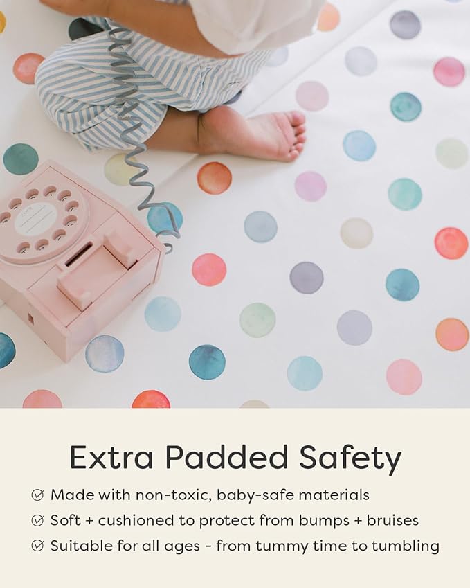 House of Noa Foldable Baby Tumbling Mat – Foldable Kids Play Mat | Durable, Stylish, and Cushioned Design