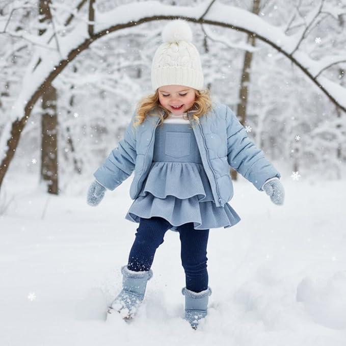 YOUNGER TREE Newborn Baby Girl Fall Winter Outfits Long Sleeve Romper Corduroy Overall Dress Infant Skirt Clothes Sets