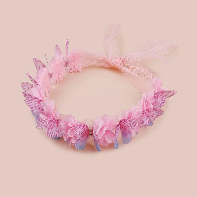 New Model Children Girl Lace Headbands Lace Flower Hairbands 2pcs Hair Accessories Gift for Children (lace-3)