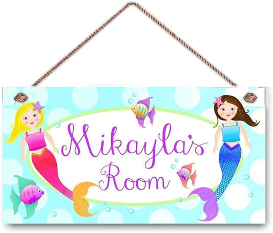 Personalized Name's Floral Sloth DOOR SIGN Flowers Bedroom Nursery Wood Plaque Hanging Wall Art Decor Gift