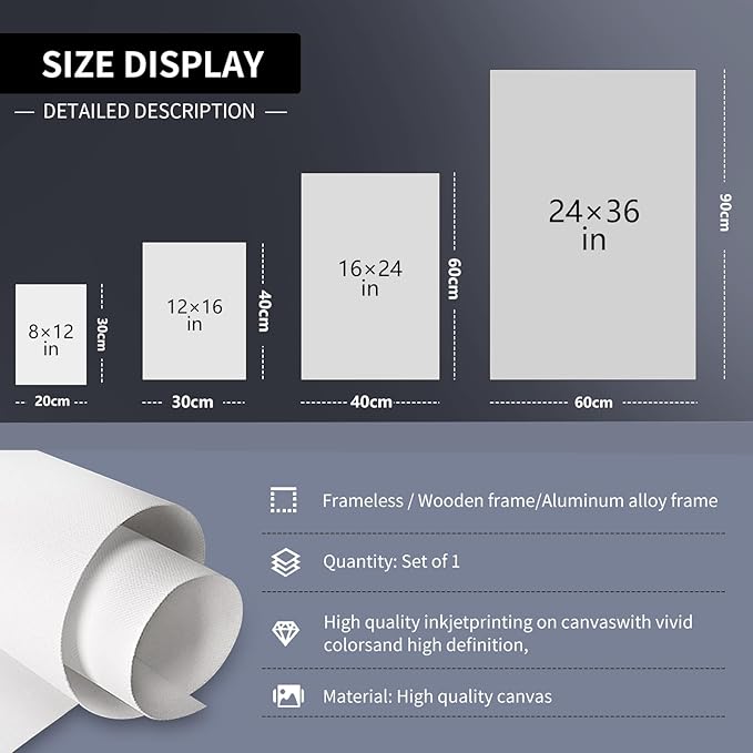 perasi Set of 2 Word Families Posters Canvas, Educational Words Learning Charts for Toddlers 1-3, Kindergarten Nursery Classroom Learning Tools Educational Table for Kids 16x24in Wrapped Canvas