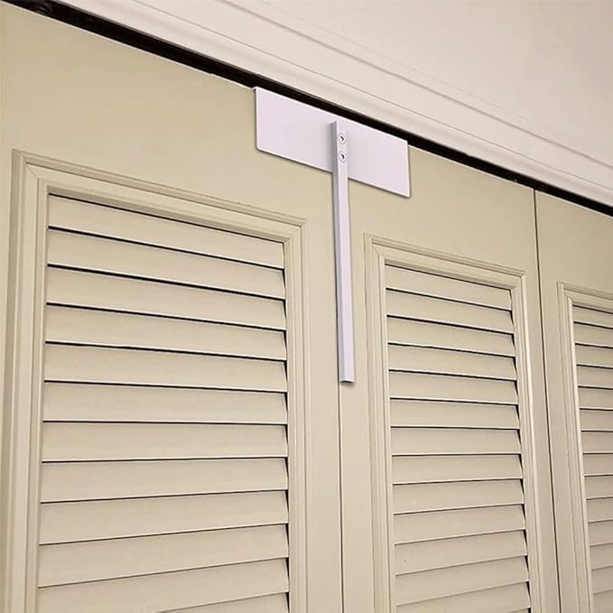 Children's Double Door Locks, Metal Bifold Door Lock, Secure Your Cabinets And Storage Areas 1 Pack