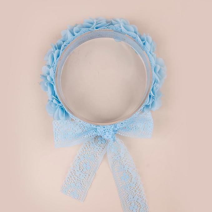 New Model Children Girl Lace Headbands Lace Flower Hairbands 2pcs Hair Accessories Gift for Children (lace-11)