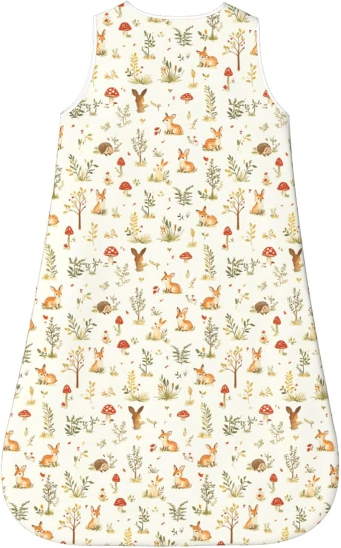 Baby Sleep Sack Sleeveless Sleeping Bag Wearable Blanket Soft Breathable Toddler Sleep Bag Colorful Dinosaur