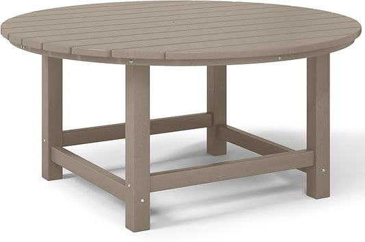 Costaelm Kids Dinner Table, Toddler Play Desk Student Desk Outdoor Childrens Picnic Tables for Children Arts & Crafts, Snack Time, Multi-Activity Table for Ages 2-8 in Home/Outside, Weathered Wood