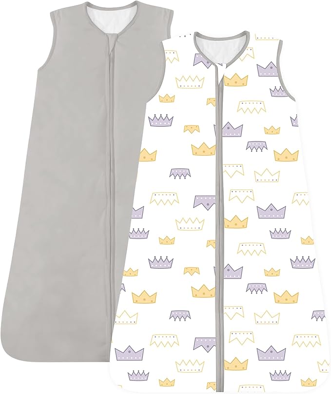 Baby Sleep Sack, 1.0 TOG Cozy Wearable Blanket, Soft Sleeping Bag with Zipper, Toddler Sleep Sack 0-3-6-12-24-3T
