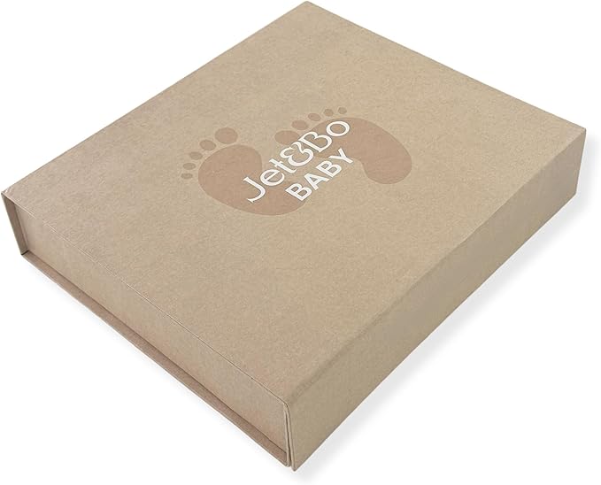 Jet&Bo BABY 100% Cashmere Baby Blanket Luxe Knit Design in Pink - 32" x 40" - Ultra Soft, Hypoallergenic & Temperature Regulating - Gift Box and Card Included