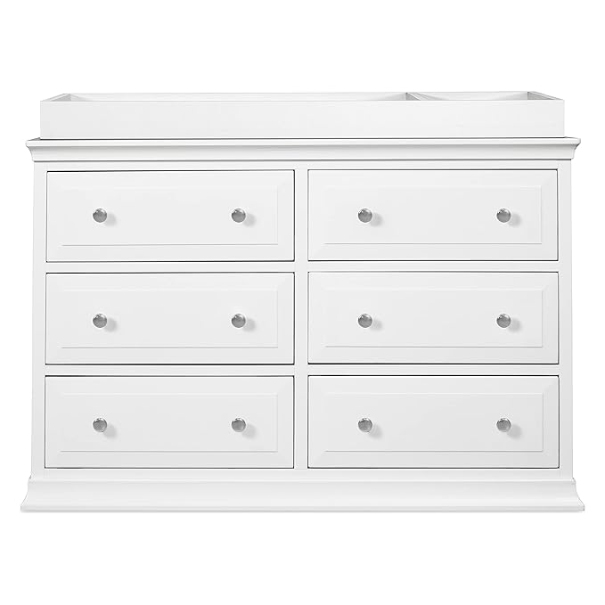 DaVinci Signature 6-Drawer Double Dresser in White