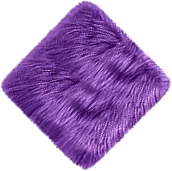 12inch Square Small Faux Fur Sheepskin Cushion Soft Plush Area Rug,Photo Background for Small Product Desktop Photography,Display and Decor,Jewelry,Nail Art,Locker Accessories (Purple)