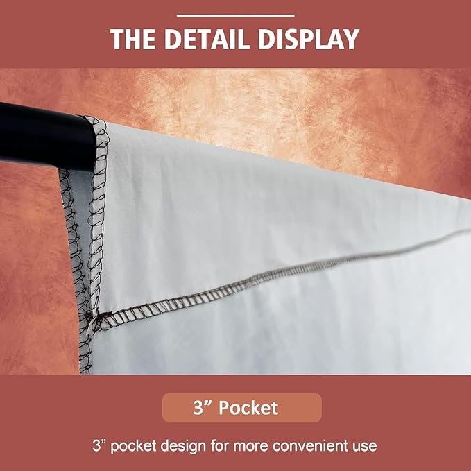 Abstract Professional Photography Backdrop for Portrait Photo Props Booth Background Photoshoot Studio with Polyester Fabric Roller Pocket on Top(6x8ft,Brick Red,No Stand)