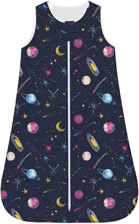 Baby Sleep Sack Sleeveless Sleeping Bag Wearable Blanket Soft Breathable Toddler Sleep Bag Colorful Dinosaur
