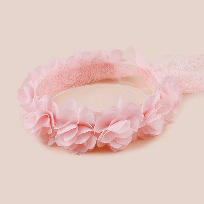 New Model Children Girl Lace Headbands Lace Flower Hairbands 2pcs Hair Accessories Gift for Children (lace-10)