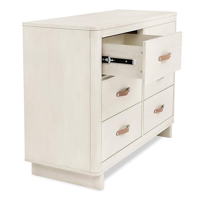 Delta Children babyGap Skye 6 Drawer Dresser with Interlocking Drawers Greenguard Gold Certified, Antique White