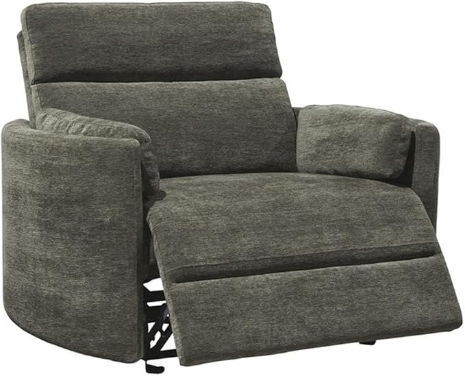 Pemberly Row XL Krypton Extra Wide Power Glider Recliner (Two Pack) with USB Charging Ports and Comfort Pillows for Living Room