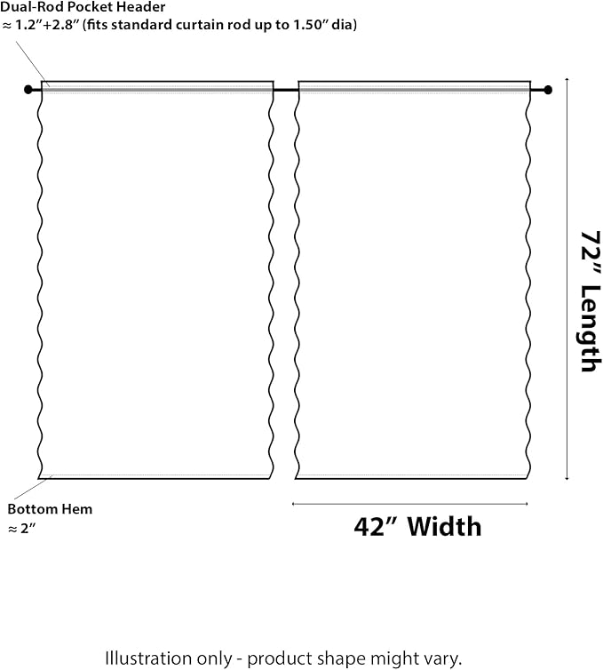 Kotile White Lace Curtains 72 Inches Long 2 Panels, Country Rustic Floral Design Sheer Lace Curtains for Living Room, Rod Pocket Privacy Window Lace Curtain Panels, 42 x 72 Inch Each, White