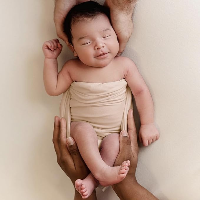 Newborn Photography Props Swaddle Newborn Wraps for Baby Boys Girls Infant Baby Photo Props Shoot Stretch Blanket