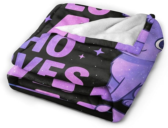 Cat Throw Blanket Lovely Kitten Just A Girl Who Loves Cat Fleece Blanket Soft Cozy Fuzzy Plush Warm Stuff Bedding Blankets Gifts for Kids Cats Lover Girls Boys Kids Adult Men Women 50"X60"