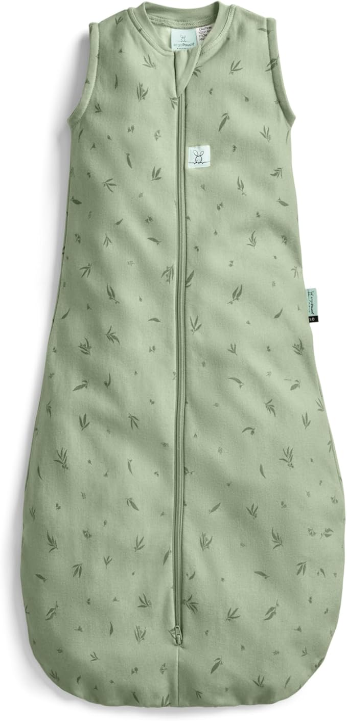 ergoPouch 1.0 Tog Jersey Sleeping Bag – Arms-Out Baby Sleep Sack, Ideal Transition from Swaddling, Slim Fit Keeps Baby Secure & Comfortable, Soft Breathable Fabric (8-24 Months, Willow)