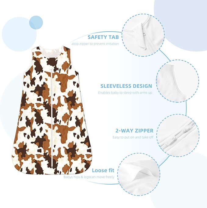 Baby Sleep Sack Sleeveless Sleeping Bag Wearable Blanket Soft Breathable Toddler Sleep Bag Colorful Dinosaur