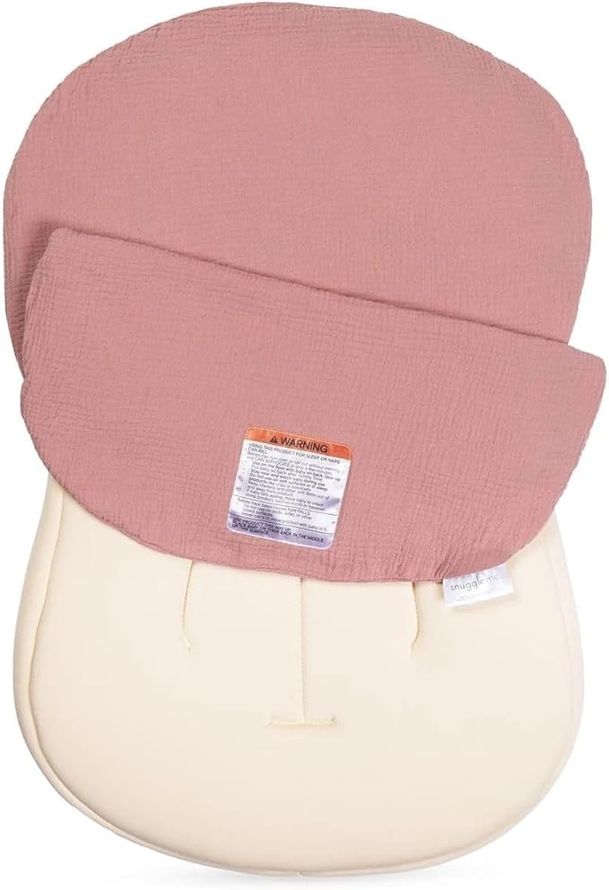 snuggle me Baby Lounger Muslin Curve Cover - Organic Cotton Fabric - Gumdrop
