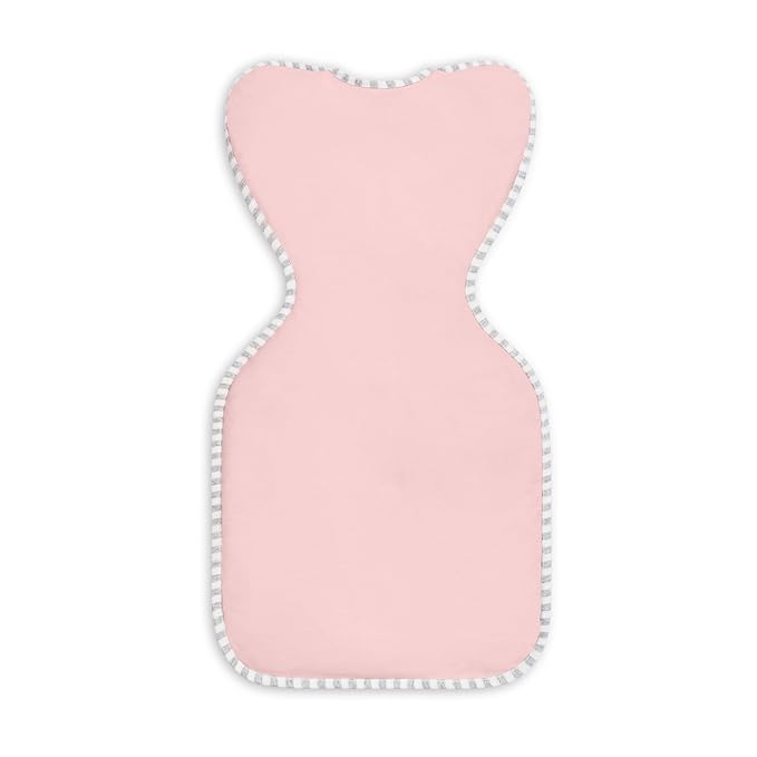 Love to Dream Swaddle UP, Dramatically Better Sleep, Allow Baby to Sleep in Their Preferred arms up Position for self-Soothing, snug fit Calms Startle Reflex, Pink, Small, 8-13 lbs
