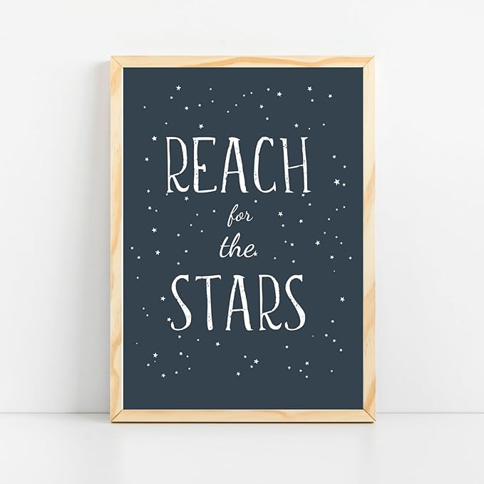 VUVUKU Space Themed Nursery For Baby Boy Print Decor Art Kids Room Wall Prints