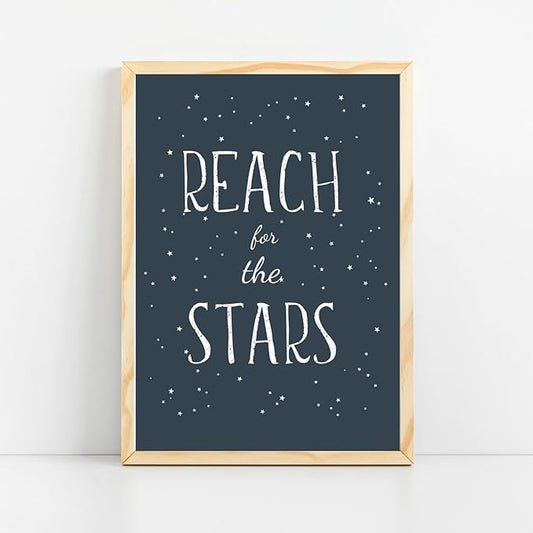 VUVUKU Space Themed Nursery For Baby Boy Print Decor Art Kids Room Wall Prints