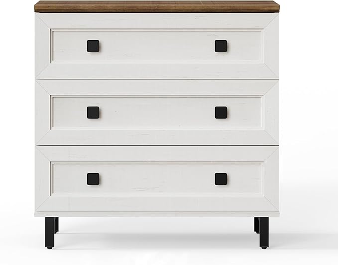 Modern White Dresser for Bedroom with 9 Drawers, 3 in 1 Wooden Chest of Drawers with Organizer Storage for Bed Room,Livingroom Hallway