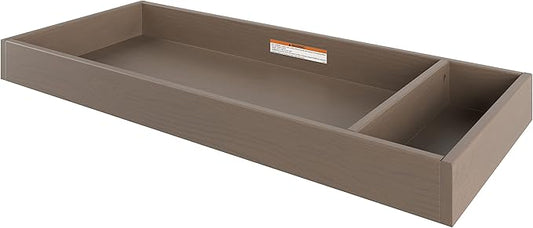 Child Craft Universal Changing Table Topper, Convert Dresser into a Changing Table Surface, Securely Attaches, Non-Toxic, Baby Safe Finish (Dusty Heather)