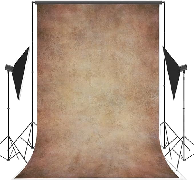 5x7ft Brown Rust Abstract Photography Backdrops Mottled Background
