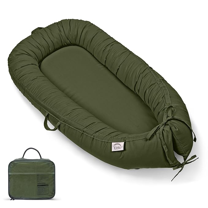 Baby Lounger, Infant Lounger for Newborn,Portable Baby Nest Cover Breathable & Soft, Newborn Essentials