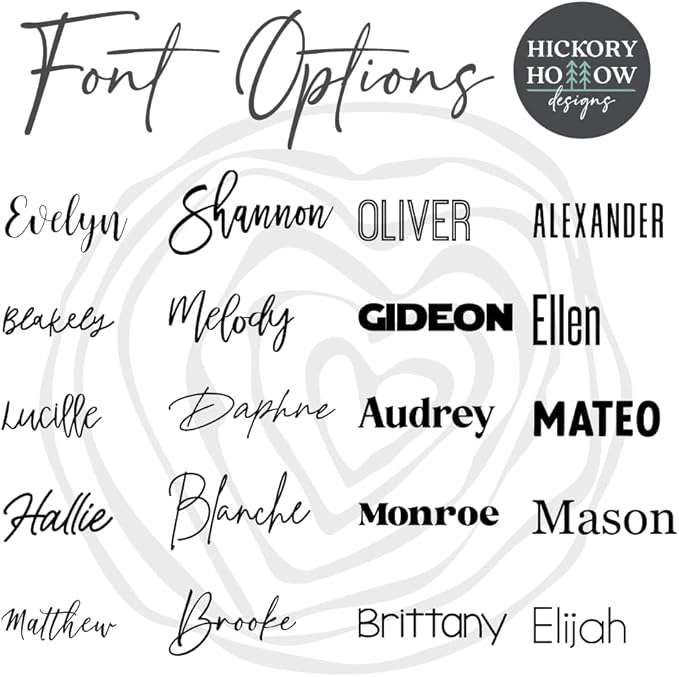 Hickory Hollow Designs Wooden Name Signs for Nursery, Baby Name Sign, Name Signs for Kids Room, Custom Plaque, Nursery Wall Art, (Kase Anthony)