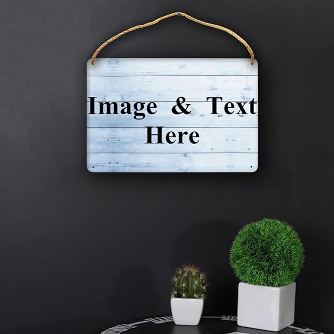 RETEHULO Personalized Custom Decorative Signs Plaques Wooden Hanging Wall Sign, Boys Girls Bedroom Art Wall Decor Custom Name Kids Baby Nursery Plaque