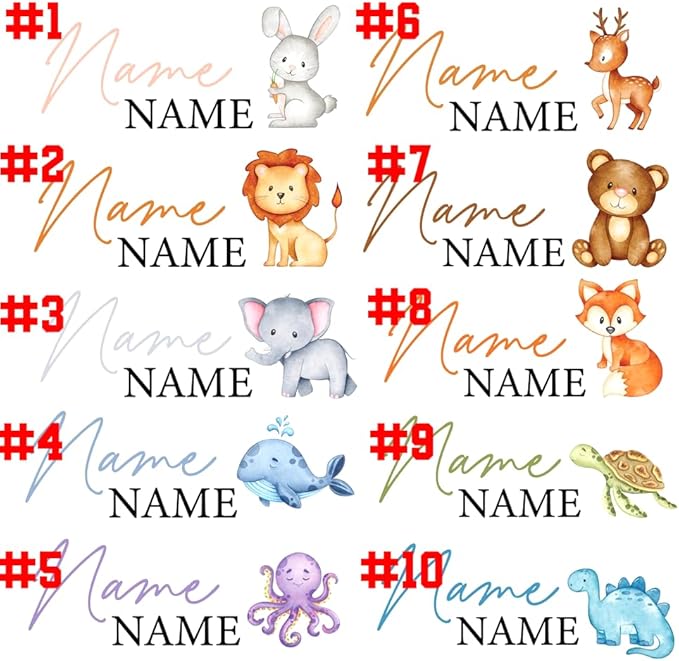 IZI POD Personalized Wooden Baby Name Announcement Signs,Custom Baby Name Sign,Birth Announcement And Footprint Sign For Hospital,Baby Girl Or Boy,Welcome Signs,Baby Arrival Sign,Baby Shower Gifts/7