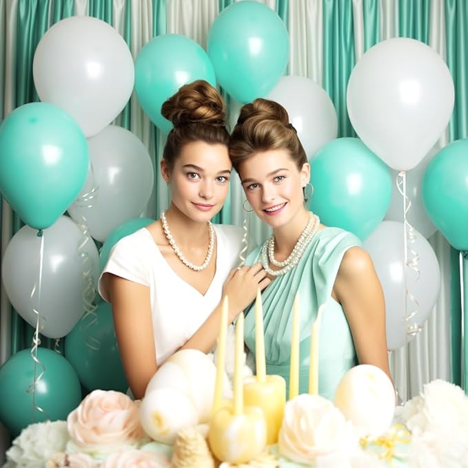 10x10ft Polyester Fabric Robin Egg Blue Photo Curtain Backdrop Robin Egg Blue Wedding Backdrop for Parties Bridal Shower Birthday Photo Photography YUNBSDJ117