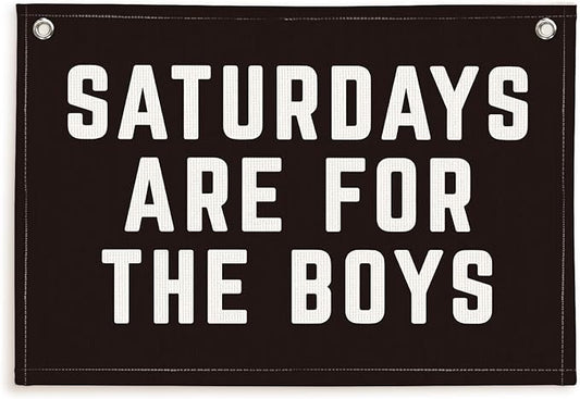 Lacama Boys Room Decor, Banner Flags for Bedroom, Linen Canvas Banner Wall Hanging Flag Decor for Boy Room Playroom Dorm