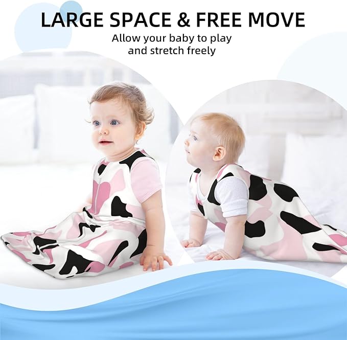 Baby Sleep Sack Sleeveless Sleeping Bag Wearable Blanket Soft Breathable Toddler Sleep Bag Colorful Dinosaur