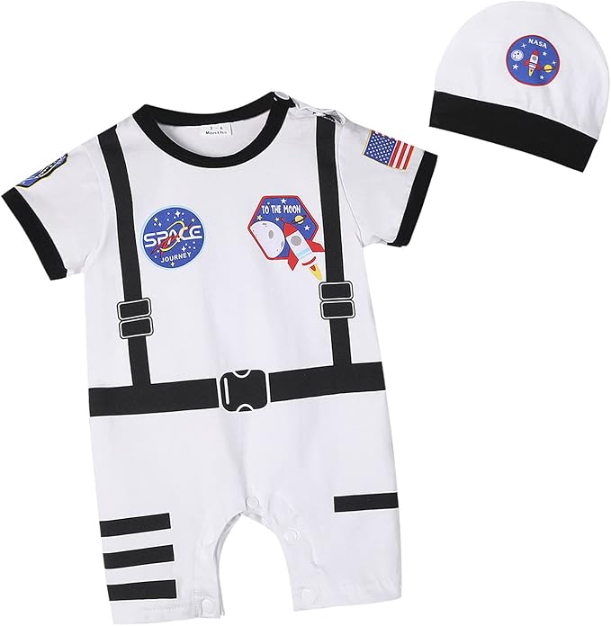 Baby Boys Charming Prince Astronaut Doctor Outfit Newborn Infant Girls Halloween Vampire Bats Cosplay Costumes