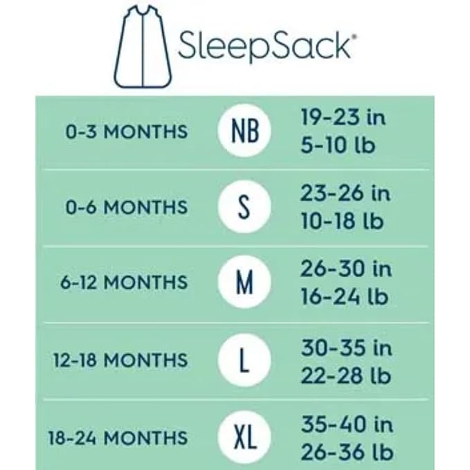 HALO SleepSack, 100% Cotton Wearable Blanket, Swaddle Transition Sleeping Bag, TOG 0.5, Heather Grey, Large, 12-18 Months