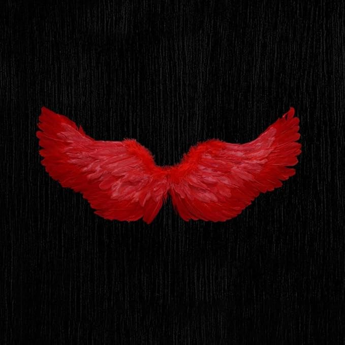 Angel Feather Wings, Lightweight Carnival Costume with Elastic Straps, Bright Color Cosplay Photography Props