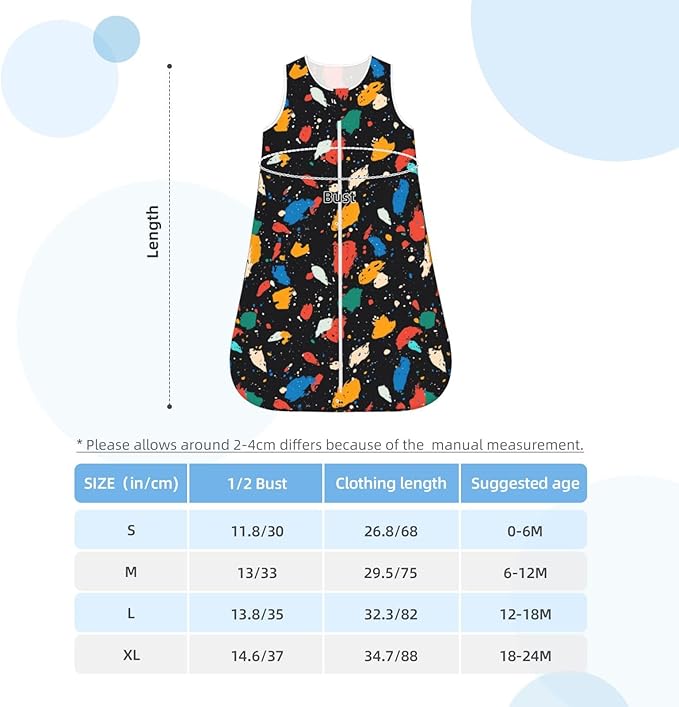 Baby Sleep Sack Sleeveless Sleeping Bag Wearable Blanket Soft Breathable Toddler Sleep Bag Colorful Dinosaur