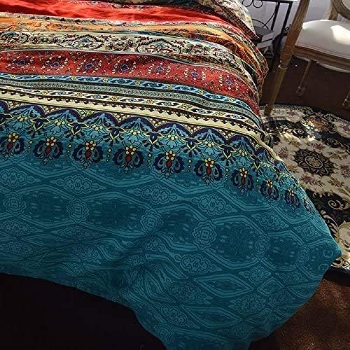 Dodou Boho Style Bedding Set Boho Duvet Cover Set Bohemian Bedding Set 2psc(Twin)
