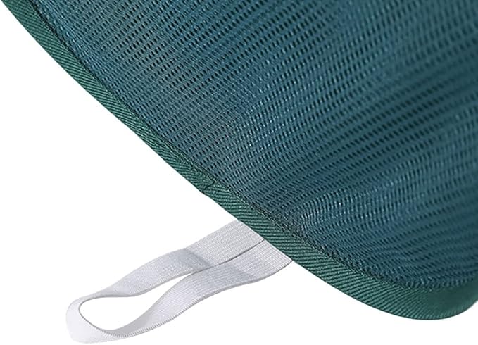 4 Piece Popup Mesh Laundry Basket Durable Handles Collapsible Laundry Baskets Folding Clothes Pastic Hamper for Laundry Room College Dorm (Green)